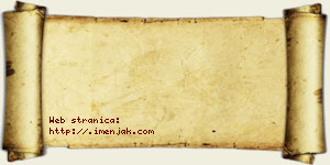 Anica Mladenović vizit kartica